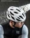 Bike Helmet with Photochromic Len Visor Wind-breaking Brim Bike Helmet Adult MTB Road Safety Riding Cycling Helmet