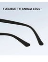 Ultralight 9g Flexible TR90 Optical Prescription Eyeglasses Frames For Men and Women Blue Light Blocking Reading