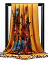 Scarves For Women Print Silk Satin Head Scarf Female Luxury Brand Square Shawl Large Hijab Scarfs