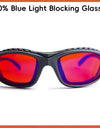 100% Anti Blue Light Blocking Goggles Glasses Anti fatigue Glasses  Gaming Eyeglasses Computer Reading