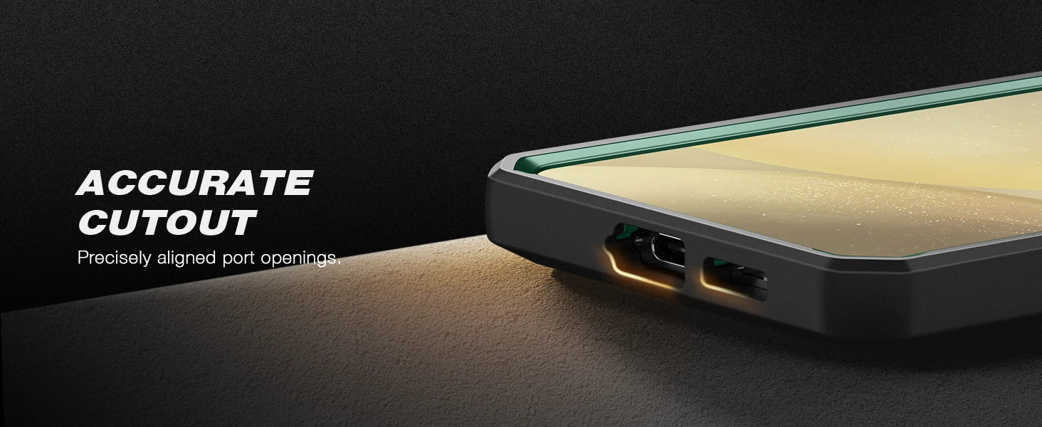 For Samsung Galaxy S24 Plus Case with Tempered Glass Screen Protector Full Body Protection Military Grade Shockproof Phone Case