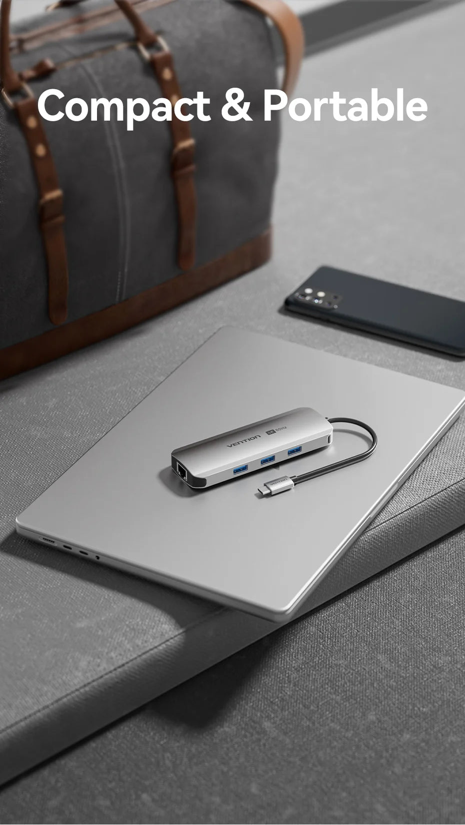 USB C HUB HDMI 4K60Hz RJ45 PD 100W USB Splitter Adapter USB 3.0 HUB For iPhone 15 Macbook Air Pro iPad Samsung Laptop PC