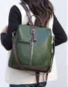 Backpacks PU Leather Travel Back Pack Ladies Large Capacity Shoulder Handbags