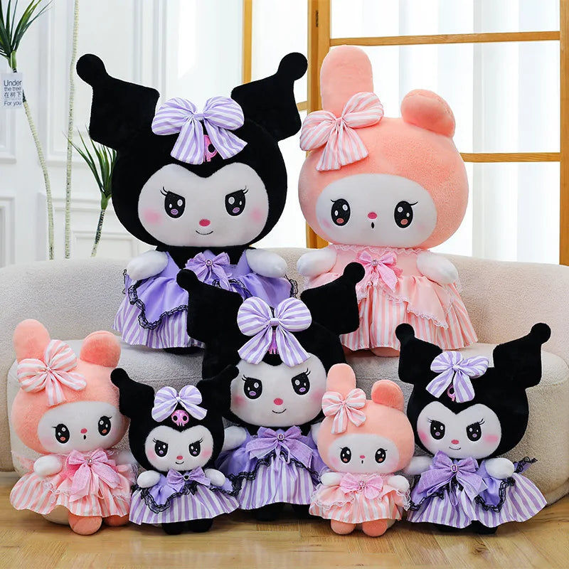 Cute Character Diamond Bow Plush Stuffed Doll Pillow Toy