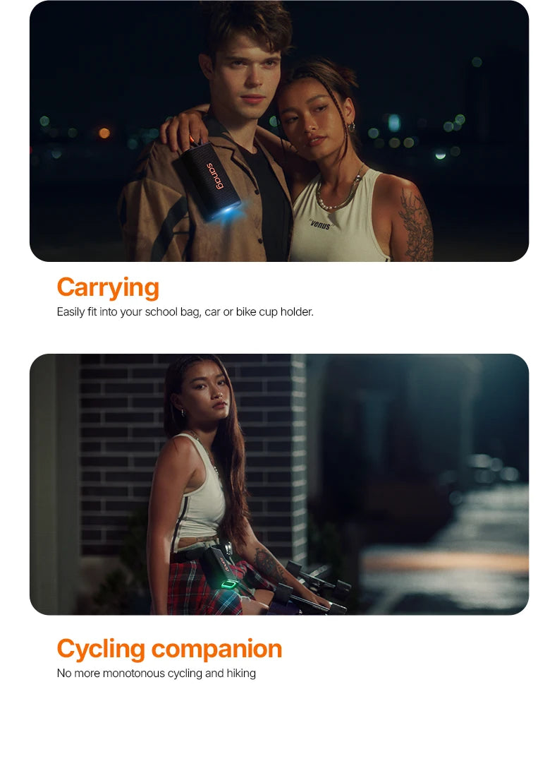 M15 Portable Bluetooth Speaker 10W Stereo Speakers 10-hours Playtime IPX4 Waterproof Camping flash-sale Choice Subwoofer