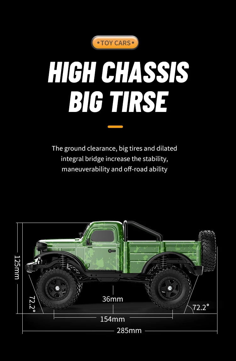 2.4G 4WD Remote Control Off Road Pickup Truck