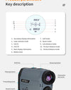 1000m Laser Rangefinder Hunting Outdoor 650m Golf Rangefinder Telescope with Flag-Lock Slope Adjusted Distance Meter