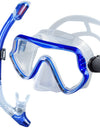 Dry Snorkel Set Diving Mask For Adults Tempered Glass Professional Panoramic Snorkeling Gear Swimming Training Snorkel Kit