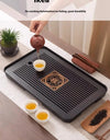 Bamboo Tea Tray Portable Dishes Rectangle Tea Ceremony Chaban Tea Chaban Tea Table Dual Purpose Drainage Water Storage