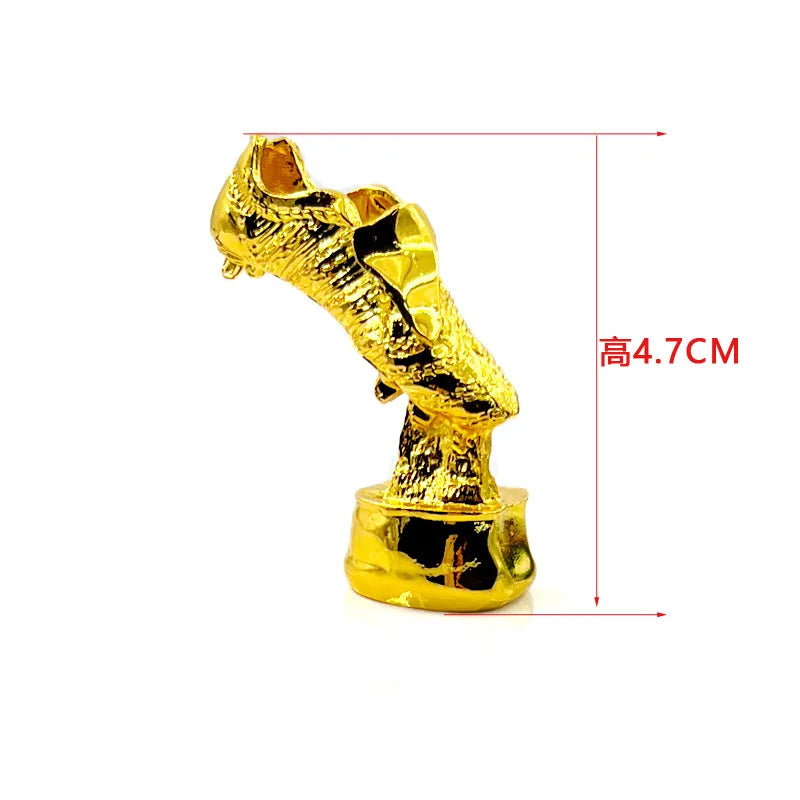Football Trophy Metal Keychain Soccer Fan Collectible Pendant Gift