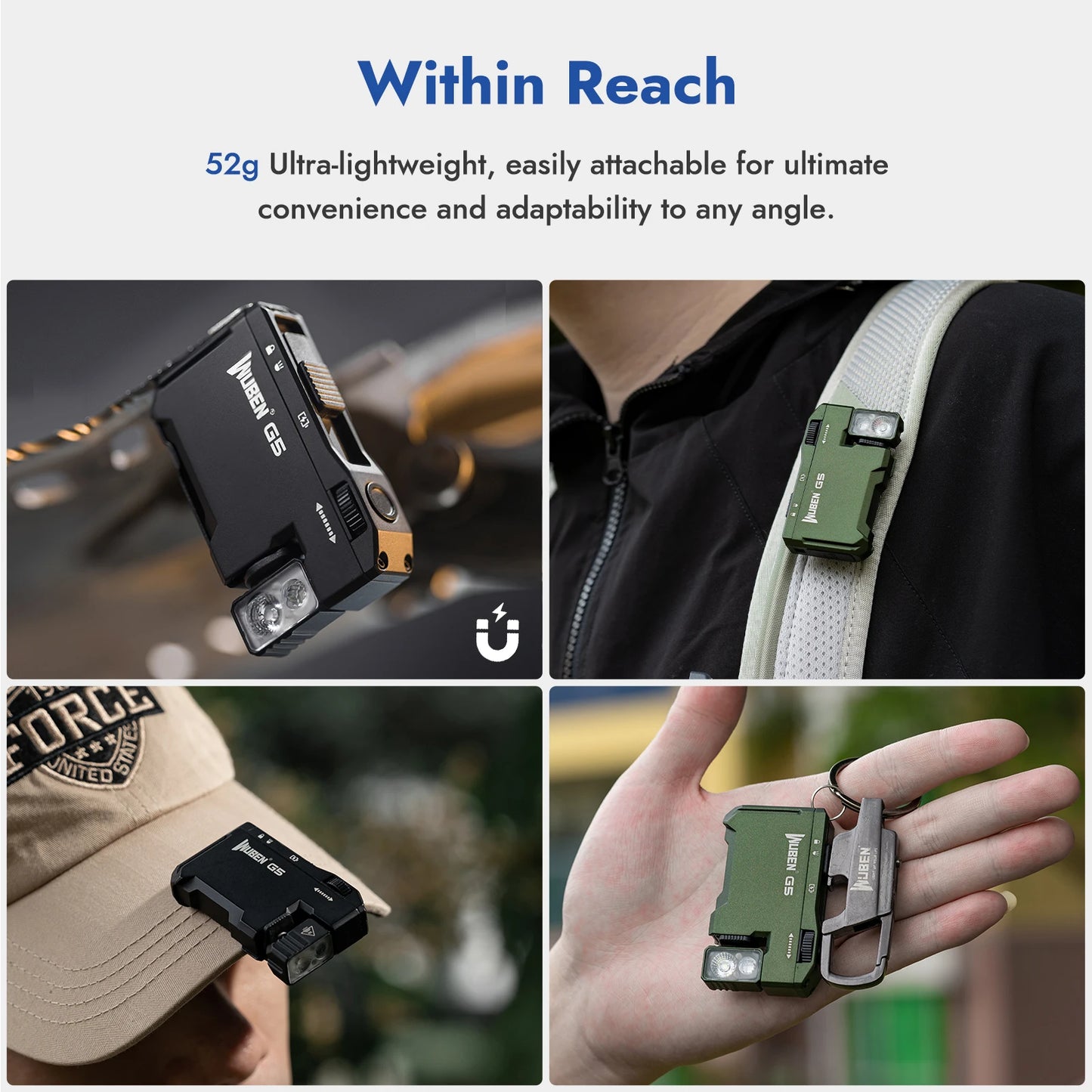 1800 Lumen Mini Flashlight And 400 Lumen Rechargeable EDC Flashlight Bundle