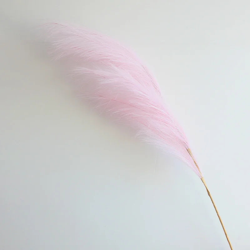 100cm Artificial Pampas Grass Fluffy Fake Reed Flowers 1pc Home Bedroom Party Decoration Wedding Decor Accessories Faux Flowers