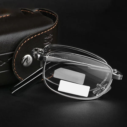 Folding Reading Glasses Square Frightens Eyewear