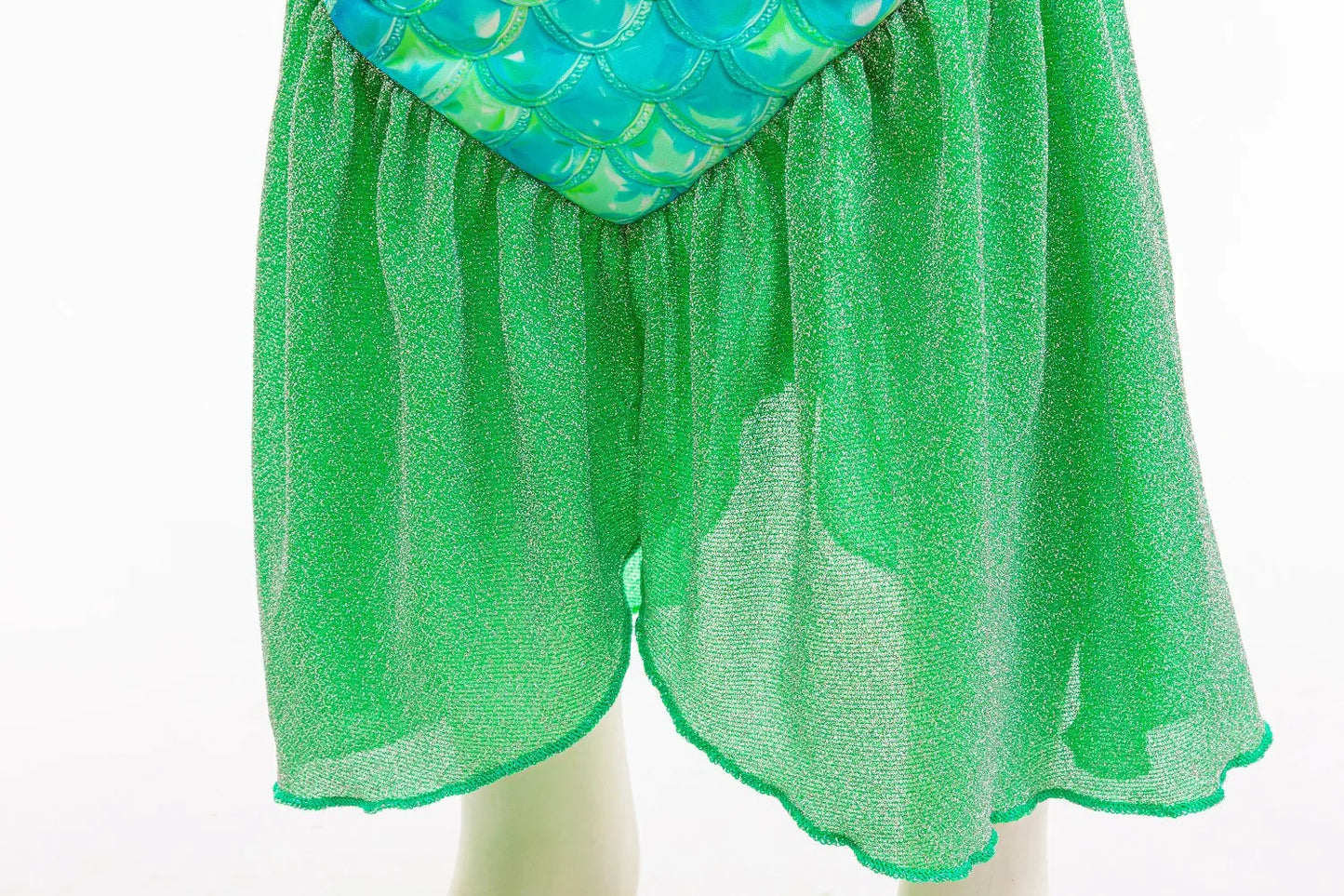 Ariel Mermaid Dress Gown Fashionable Princess Roleplay Costume for Girls