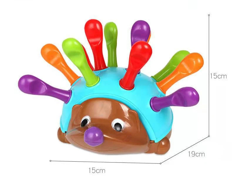 Heddgehog Insert Educational Toy Montessori Toys Training Focused on 's Fine Motor Hand-Eye Coordination Fight Inserted