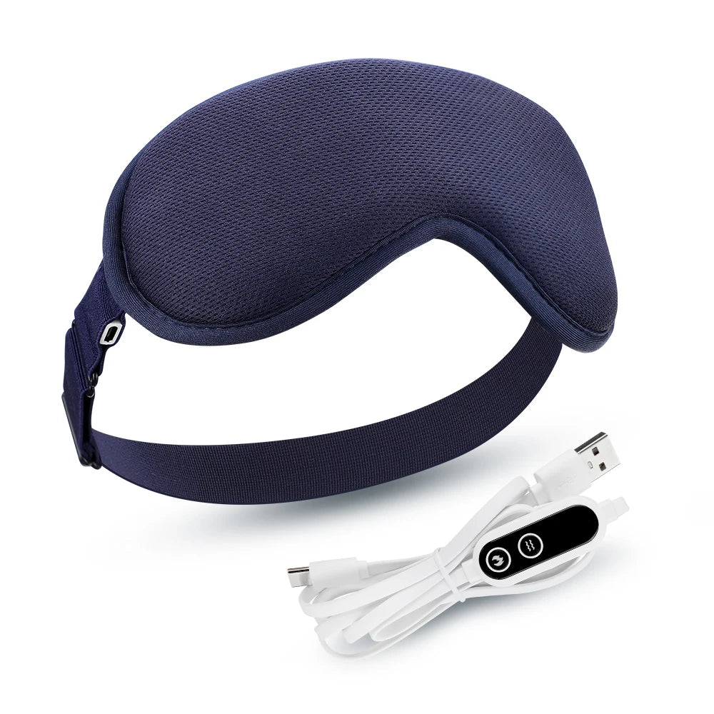 Electric Steam Eye Mask 3D Massage Eye Mask Constant Temperature Hot Compress Smart Timing Sleep Shading Relieve Eye Fatigue