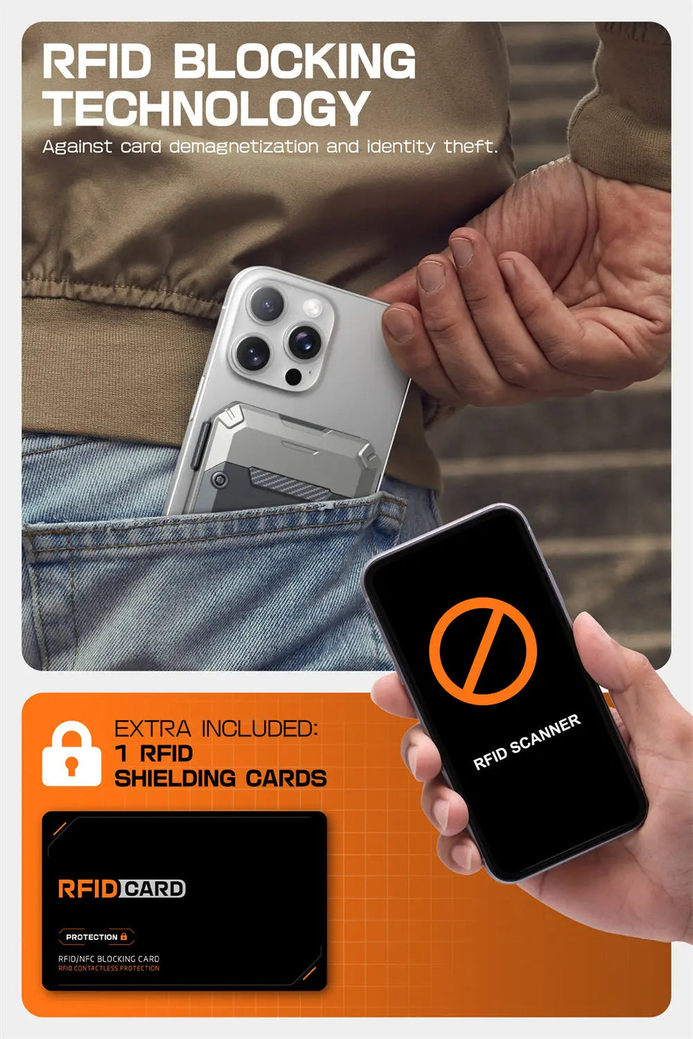 Tripod Phone Stand Credit Card Holder for iPhone 16/15/14/13/12 Adjustable Phone Stand Compatible with MagSafe