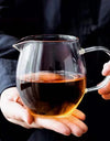 Heat Resisting Clear Glass Tea Pitcher Glass Tea Pot Fair Cup Cha Hai Chinese Kung Fu Tea Set Milk Glass Pitcher Coffee Pot
