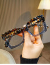 Luxury Acetate Spectacle Frame Fashion Retro Square Eyeglasses Optical Prescription Frames