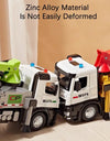 1:24 Scale Watering Cement Dump Trucks Model Garbage Truck Toy Car Sound Light Doors Opened Engineering Vehicles  Gifts