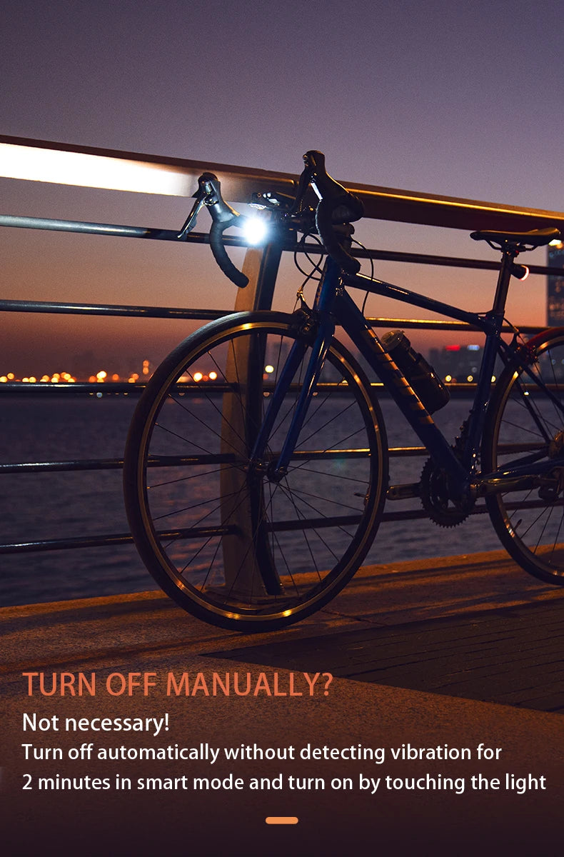 DLite 1800LM Bicycle Lights Focus/Flood Beam Switch Smart Bike Light 5000mah Rechargeable Power Bank Mtb Bicycle Lights