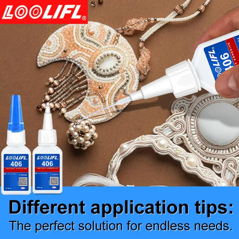 1-3pcs 406 Super Glue 20ML Instant Quick-drying Cyanoacrylate Adhesive Leather Rubber Wood Metal Strong Bond Liquid Glue Tool