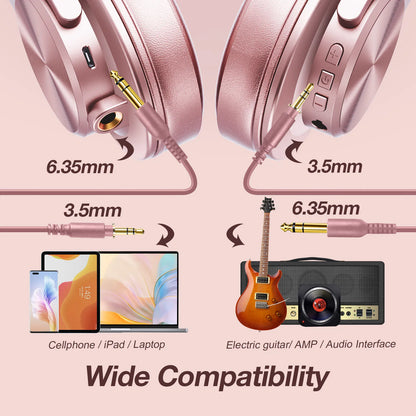 A70 Wireless Headphones Sport Bluetooth 5.2 Earphone Over Ear Handsfree Headset With Microphone For Phone Hi-Res Audio