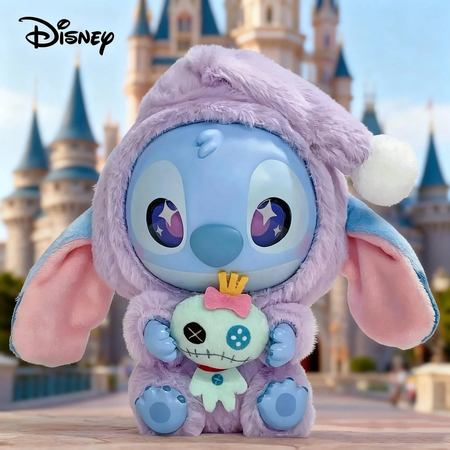 New Disney Stitch Eat Sleep Series Vinyl Pendant Cute Plush Doll Mystery Box Cosplay Accessories Holiday Gift
