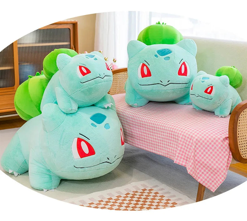 Bulbasaur Plush Stuffed Animal Soft Green Pillow