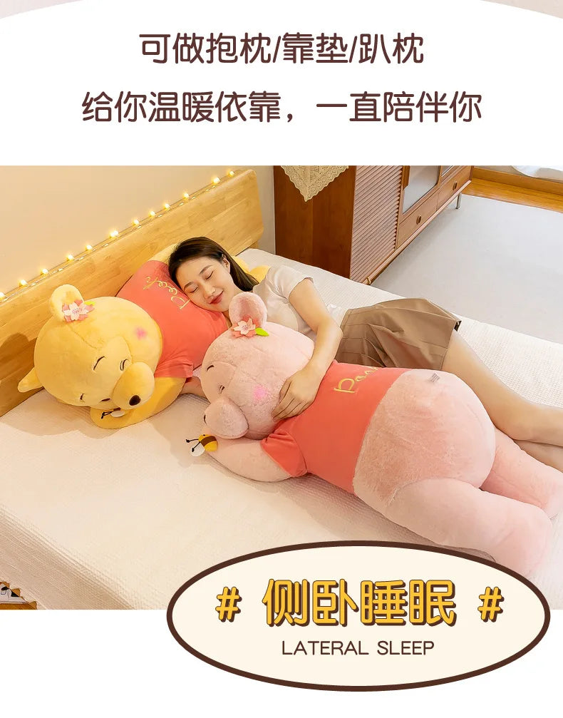 Winnie Bear Plush Stuffed Animal Soft Cartoon Pillow