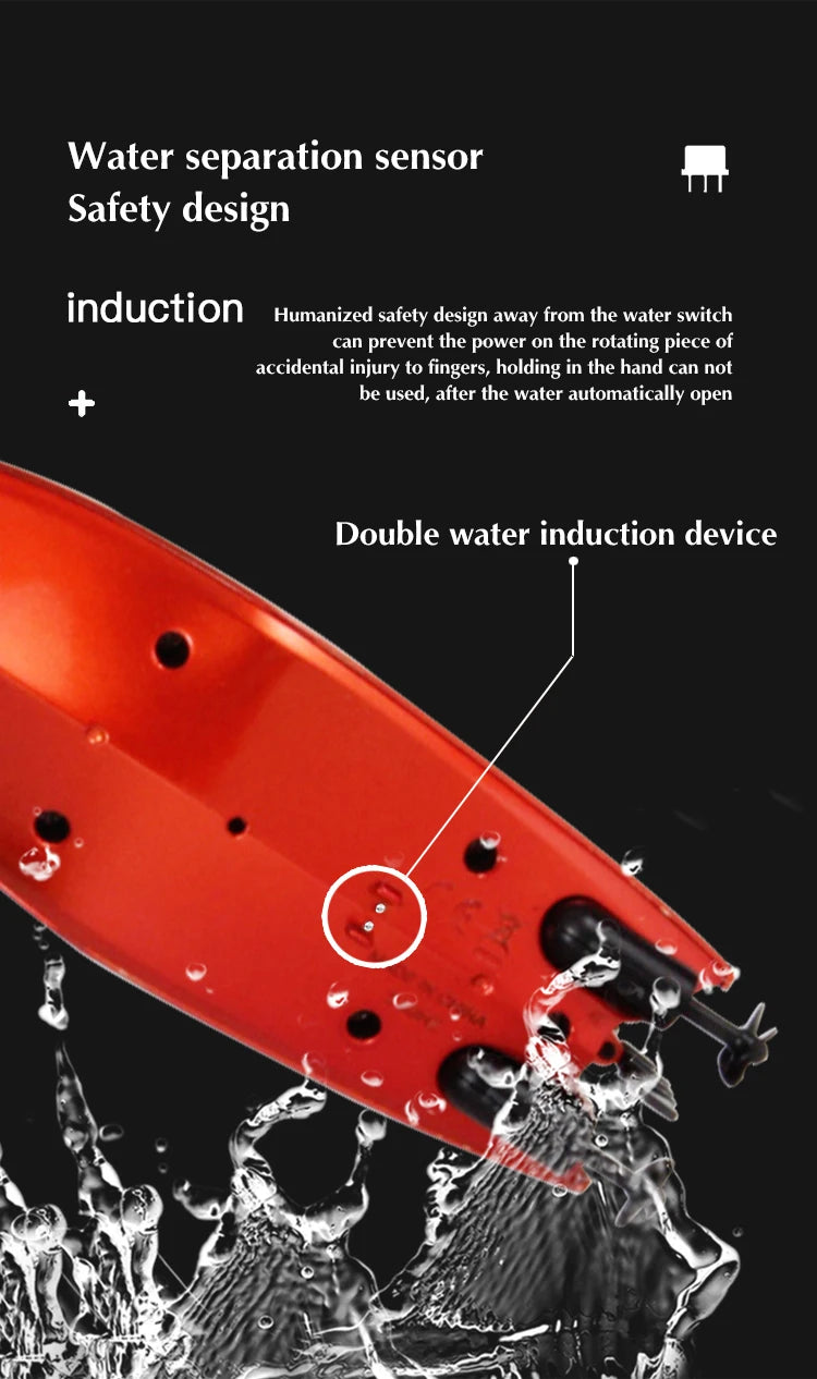 Mini RC Boats High Speed Electronic Racing Remote Control  Ship  Competition Water Toys Gifts Led Light