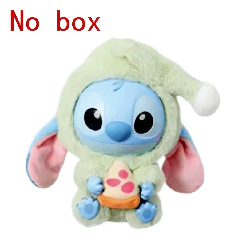 New Disney Stitch Eat Sleep Series Vinyl Pendant Cute Plush Doll Mystery Box Cosplay Accessories Holiday Gift