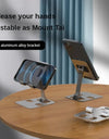 Universal Aluminum Alloy Portable Tablet Holder For iPad Adjustable Flexible Folding Lazy Desktop Live Mobile Phone Stand Mount