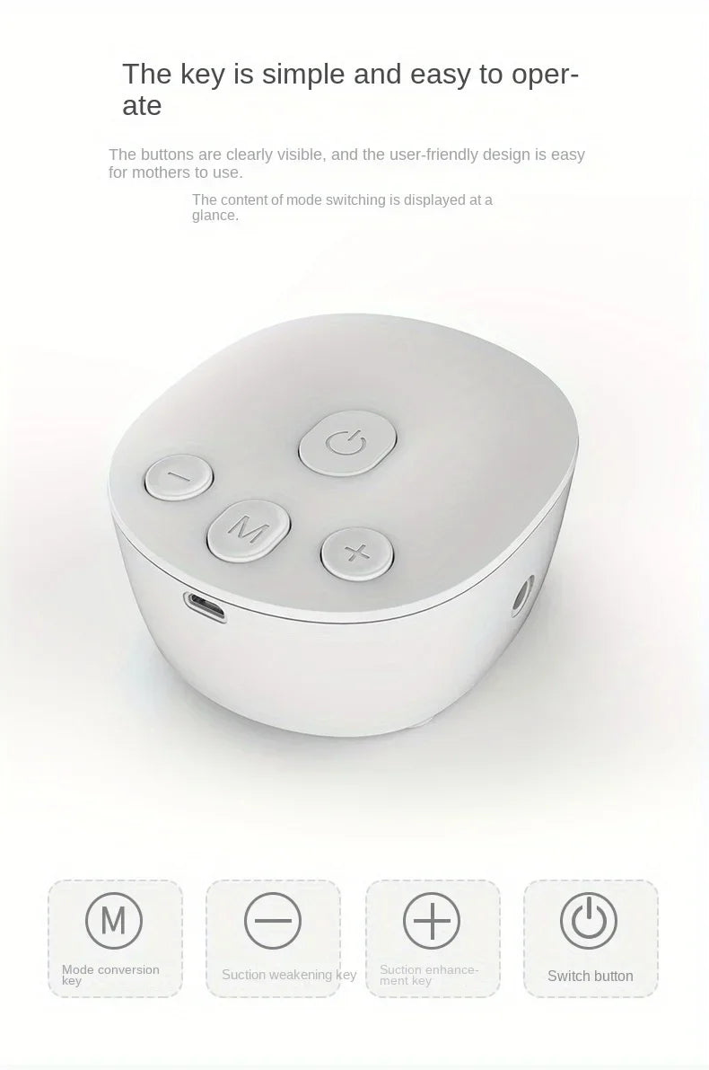 Wearable Bilateral Household Portable Electric Hands Free Intelligent Electric Drive Small  Bottle Breast Pump