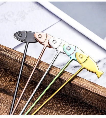 Coffee Spoon Lovely Cute Cat Shape Teaspoon Dessert Snack Scoop Ice Cream Mini Spoons Kitchen ToolsTableware 304 Metal