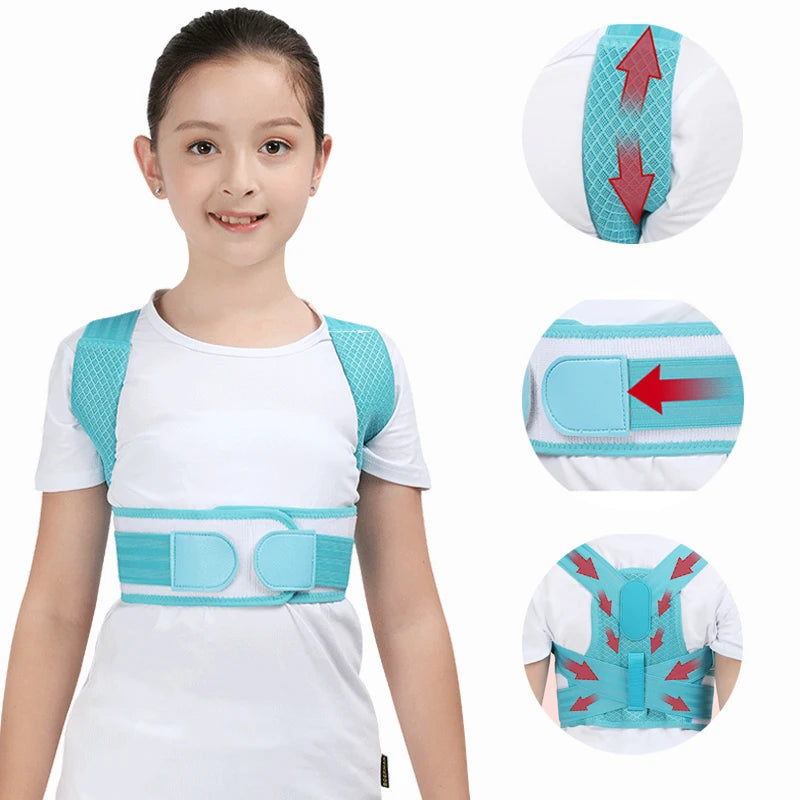 Adjustable Children Posture Corrector Back Support Belt Kids Orthopedic Corset For Kids Spine Back Lumbar Shoulder Braces Health