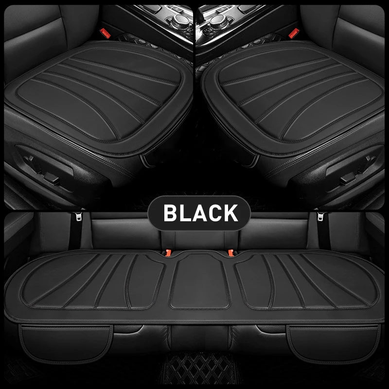 Karcle Car Seat Cover PU Leather Car Seat Cushion Breathable Auto Chair Cushions Pad Mat Universal Durable Four Seasons Pad Mat