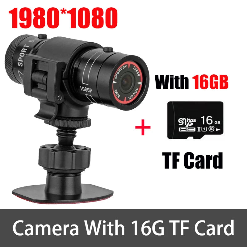 HD 1080P Action Sports Helmet Camera for Motorcycle Bicycle and Outdoor Recording