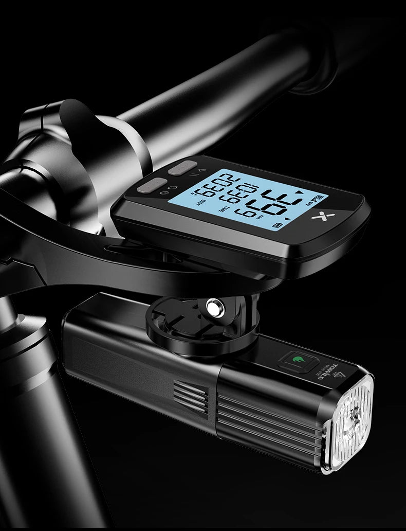 BR800 Bike Light with Tail Light USB Rechargeable LED MTB Front Lamp Headlight Aluminum Flashlight Bicycle Light