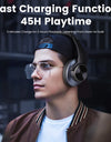 Focus ANC Wireless Bluetooth Headphones Hi-Res Audio Hybrid Active Noise Cancelling Headset With Mic Type C Fast Charge