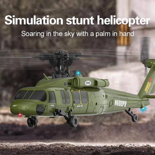 Remote Control Black Hawk Helicopter With Optical Flow Positioning
