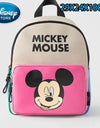Disney Cartoon Backpack Women's Mickey Mouse Donald Duck Pattern Student School Bag Large Capacity Backpack Girls Shoulder Bag