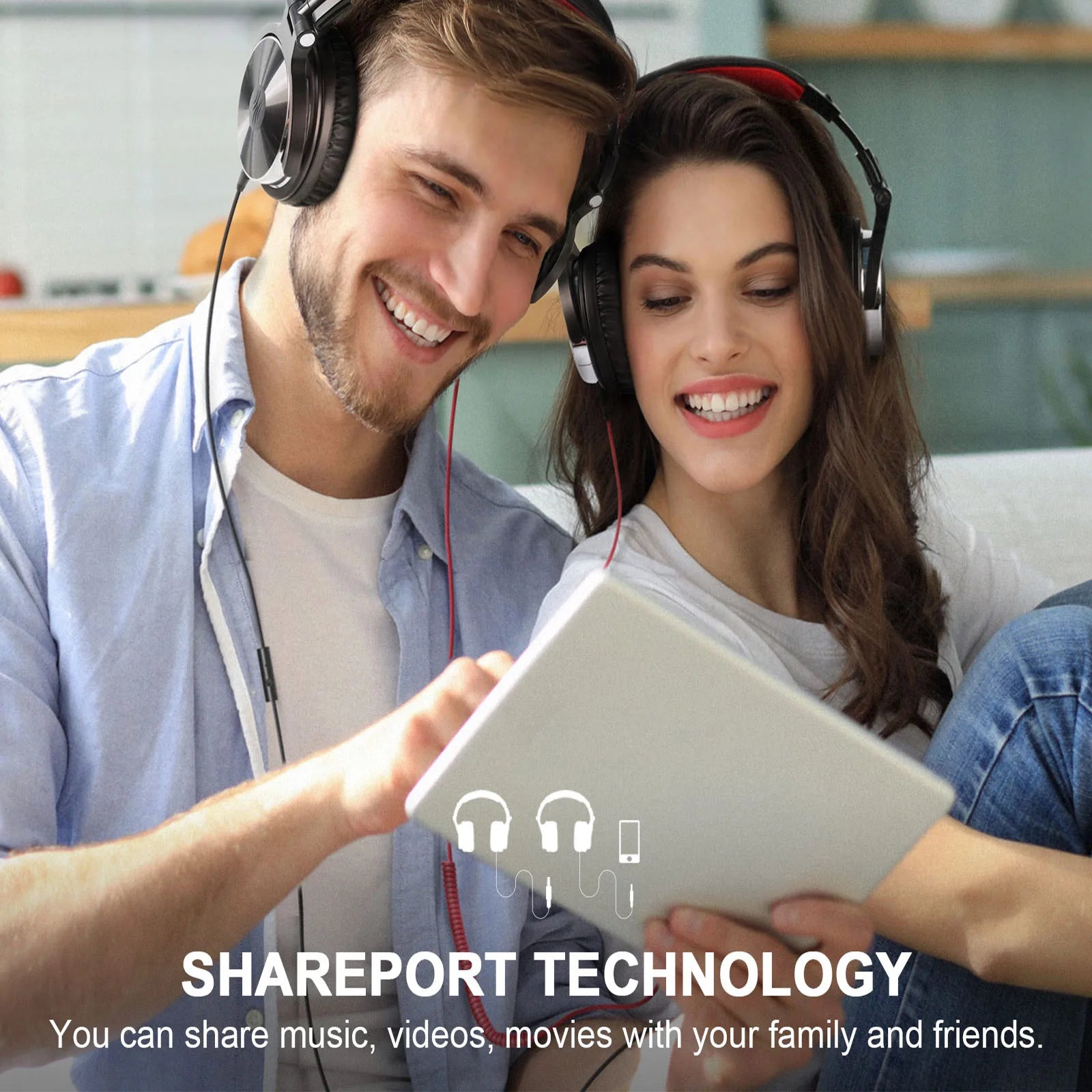 Professional DJ Headphones Over Ear Studio Monitor Headset With Microphone HIFI Wired Bass Gaming Headset For Phone