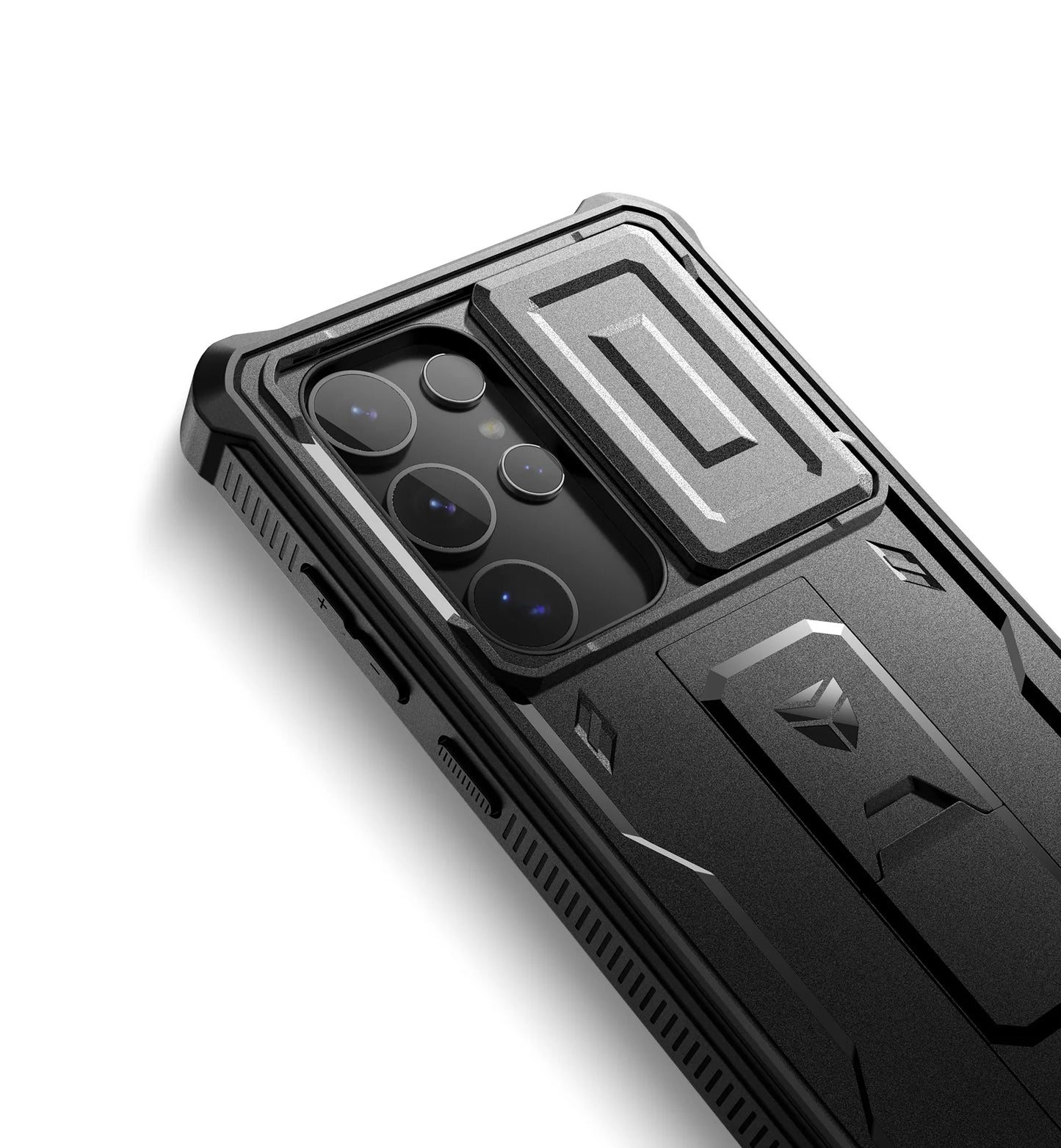 For Samsung Galaxy S24 Ultra 6.8 inch 2024 Case Full Body Rugged Case with Camera Cover & Built-in Screen Protector Kickstand