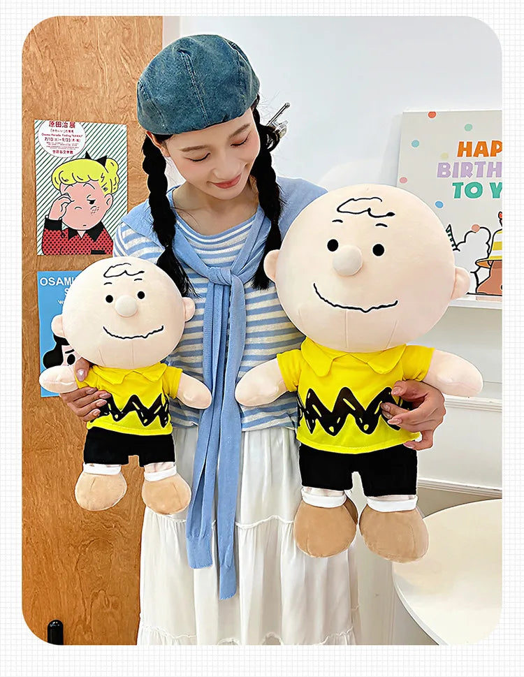 Cute Cartoon Character Plush Pillow Stuffed Doll Toy