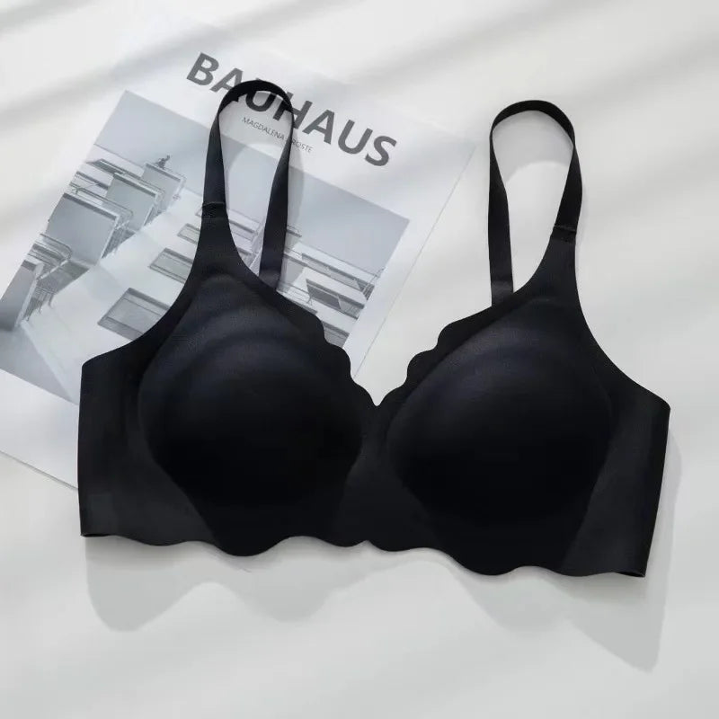 Womens Seamless Wireless Push Up Bralette