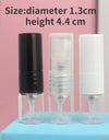 20/50/100pcs 1ML Portable Glass Perfume Spray Refillable Bottle Direct Pumping Sample Dispenser Fine Spray Press Empty Bottles