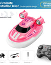 Mini Rc Boat 1/32 Radio Remote Controlled High Speed Ship with Led Light Palm Boat Summer Water Toy Pool Toys Models Gifts
