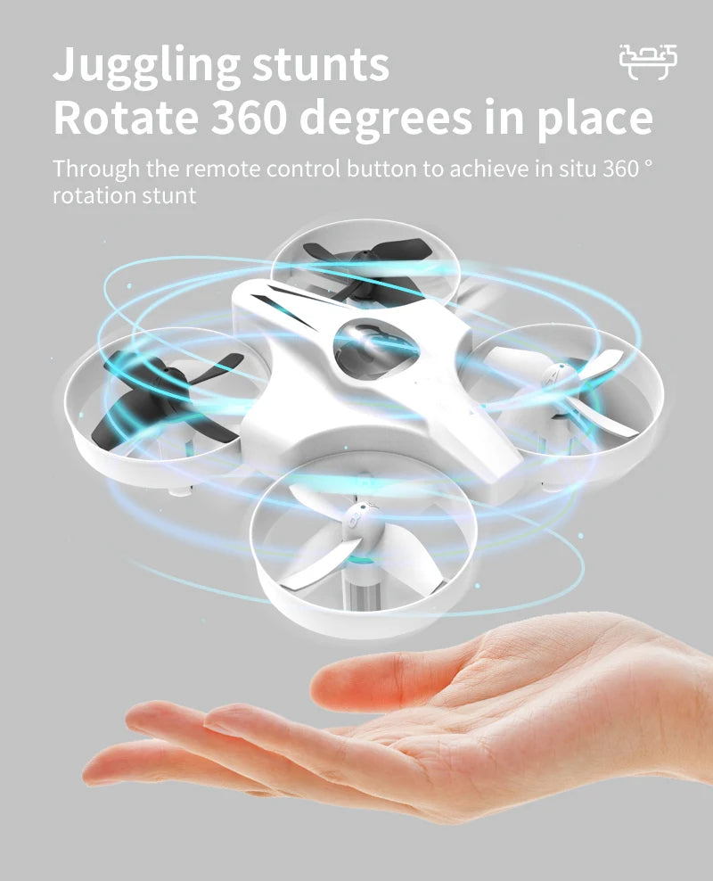 Mini Rc Drone 4Ch 6-Axis Headless Mode Helicopter 360 Degree Flip Remote Control Quadcopter Toys Plane UFO Mini Drone