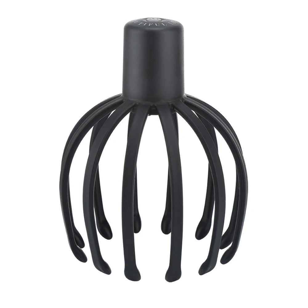 Electric Head Massager with Three Gears 12 TPE Massage Claws Head Massage Device USB Rechargeable